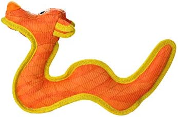 Tuffy® - DuraForce® : Dragon Dog Toy: Ultra Durable Plush Toy with Multiple Layers & Reinforced Seams, Washable and Floats, DuraForce® Construction