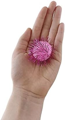 1.8Inch Assorted Color Flash Balls Cats Toy Balls for Cats Play 100 Pcs