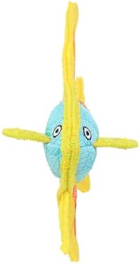 Tuffy® - DuraForce® : Jr Angel Fish Dog Toy: Ultra Durable Plush Toy with Multiple Layers & Reinforced Seams, Washable and Floats, DuraForce® Construction