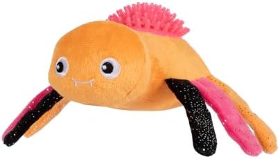 Fringe Studio Pet Toy, Stop Bugging ME Pastel Plush Dog Toy with Spiky TPR Ball, PetShop Collection (314610)