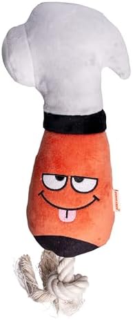 Squeaky Dog Plush Toy, Tools Bite_Stick Collection, 12", for Various Sized Dogs (Hammer, Large)