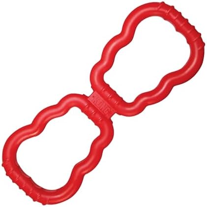 KONG Tug Toy, Natural Rubber Dog Toy for Tug of War, for Medium/Large Dogs