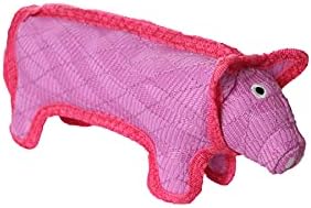 Tuffy® - DuraForce® : 2 Pack Pig Dog Toy: Ultra Durable Plush Toy with Multiple Layers & Reinforced Seams, Washable and Floats, DuraForce® Construction