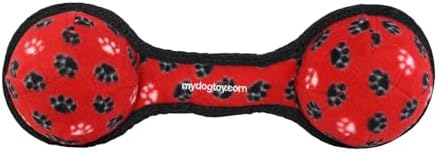 TUFFY® 2 Pack Ultimate 2 Ball Tug Ultra Durable Plush Dog Toys