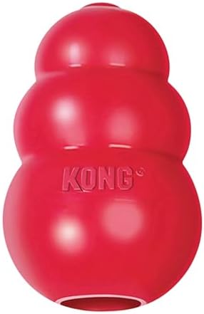 KONG Classic Stuffable Dog Toy, Natural Rubber Chew, for Extra Large Dogs | Treat-Filling Fetch & Chew Toy with Erratic Bounce, Made from KONG Durable Natural Rubber for Extended Playtime