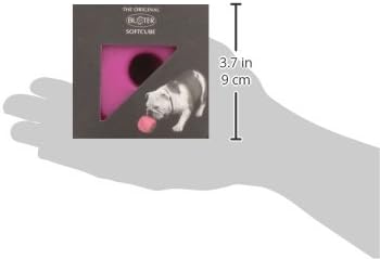 Kruuse Buster Soft Mini Feeder Cube for Dogs - Dog Feeder Toy - Canine Slow Food Feeder - Magenta Red