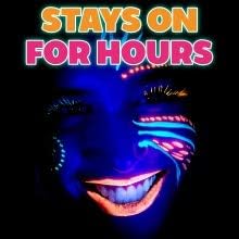 Kraze FX Neon Pop 1-Stroke 12 Split Cake Palette (6 gm) with 2 Brushes - Professional UV Glow Blacklight Reactive Body & Face Painting Kit, Water Activated, Hypoallergenic, Vibrant Face Paint