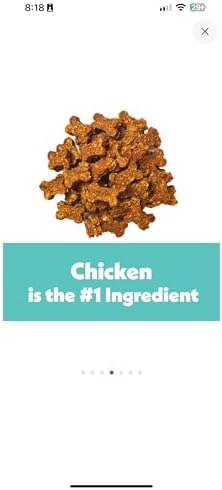 Wiggles & Wags Chewy Bones Dog Treats, Chicken & Cheese Flavor, 6 oz with Bone Shaped Waste Bag Dispenser & Roll