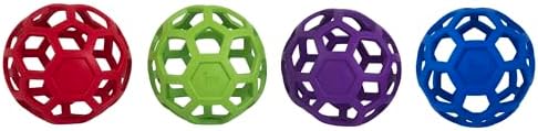 JW Pet HOL-ee Roller Dog Puzzle Ball, XL 7.5in, Natural Rubber