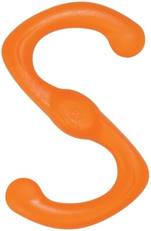 WEST PAW Zogoflex Bumi Dog Tug Toy – S-Shaped, Lightweight Chew Toys for Fetch, Play, Pet Exercise – Tug of War Soft Flinging Squishy Chewy Toy for Dogs – Guaranteed, Latex-Free, Small 8", Tangerine
