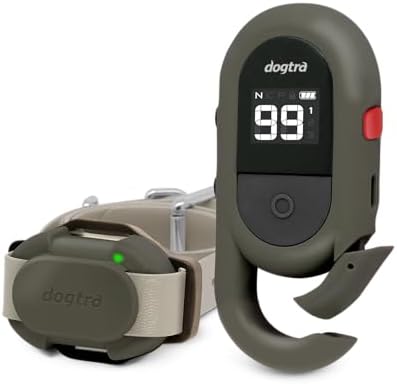 Dogtra CUE Gen 2 Grey – Customizable E-Collar for Dogs Training Collar with Remote – Easy, Safe, Beginner-Friendly Design – 99 Levels, Vibration, Boost, Waterproof, Rechargeable, 400-Yard Range