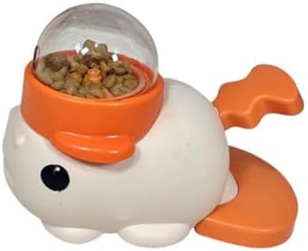Dog Food Feeders Toy with Fish Design Pet Press Treats Dispenser Indoor Entertainment Toy for Boredom Pet Cats Interaction Dog Puzzle Feeders