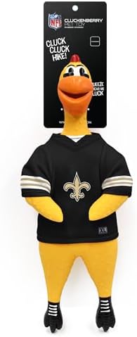 Littlearth NFL Team Rubber Chicken Pet Toy - Officially Licensed Teams