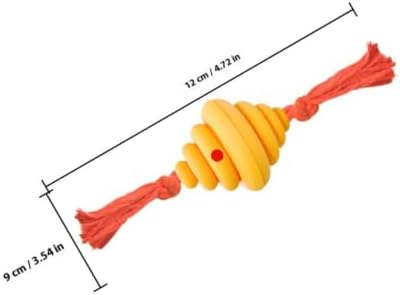 Slow Feeder Dog Silicone Honeycomb Treat Ball for Interactive Play and Training, Washable Sturdy Pet Food Dispensing Ball for Large Dogs