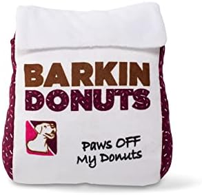 Fringe Studio Plush Dog Toy, BARKIN Donuts Donut Bag(289735)