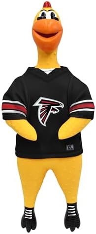 Littlearth NFL Team Rubber Chicken Pet Toy - Officially Licensed Teams