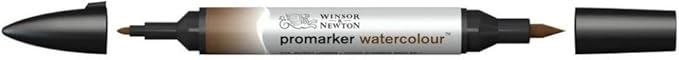 Winsor & Newton ProMarker Watercolor Marker, Burnt Umber