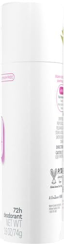 Dove VitaminCare+ Aluminum Free Deodorant Stick for 72H Odor Protection Raspberry & Rose Breathable Deodorant for Women 2.6 oz,(Pack of 2)