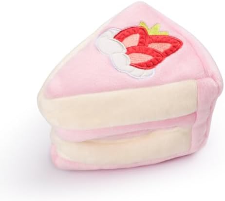 CHEWFFON Dog Interactive Toy, Snuffle Strawberry Cake for Enrichment