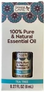 100% Pure & Natural Essential Oil, Aromatherapy and Skin Care, 0.27 fl oz (Tea Tree)
