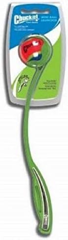 Chuckit! Sport 14S Dog Ball Launcher - Includes a 2-inch Diameter Small Ball for Dogs 0-20 Pounds - Manual Tennis Ball Thrower with a Slim Ergonomic Handle - 14-inch Length Chucker