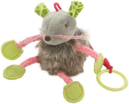 SmartyKat (3 Count) Bouncy Mouse Bungee Dangler Plush Cat Toys - Multi Color, 3 Count