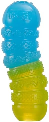 Outward Hound Gummiez Worm Dog Toy & Treat Stuffer, 6″ x 2″ Cherry-Scent Interactive Chew for Dogs, Helps Clean Teeth, Promote Healthy Gums & Mental Enrichment, Reduce Boredom & Support Dental Health
