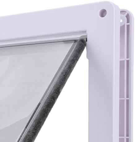 Fdit Rotating cat Door with Lockable Direction Control for Indoor Outdoor