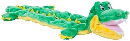 Outward Hound Squeaker Matz Plush Gator Dog Toy, 16 Squeakers, XL, 27"