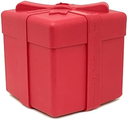 SodaPup Gift Box – Durable Dog Treat Dispenser & Chew Toy Made in USA from Non-Toxic, Pet Safe, Food Safe Natural Rubber Material for Mental Stimulation, Problem Chewing, Calming Nerves, & More