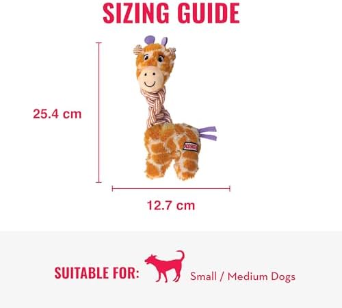KONG Knots Twists Plush Dog Toy – Durable Rope & Plush for Tug and Toss – Internal Knotted Rope and Squeaker – Assorted Characters (Small/Medium)