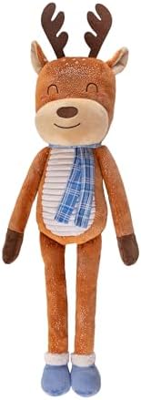 Fringe Studio Pet Toy, DASHIN’ Around Large Reindeer Plush Dog Toy 28" H, PetShop Collection (728033)