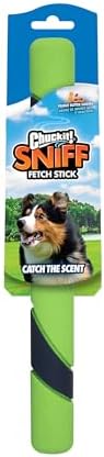 Chuckit! Peanut Butter Sniff Fetch Stick Dog Toy, 12in Length, 1 Pack