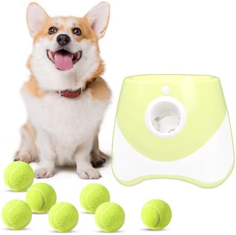 9 Pack 2 Inch Mini Tennis Balls for Small Dogs, Interactive Dog Toys for Fetch Training & Exercise, Fits 2-Inch Dog Ball Launchers