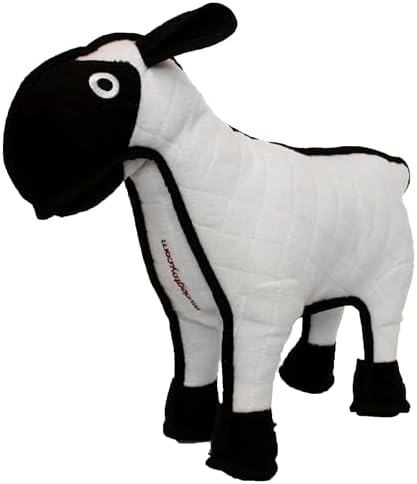 TUFFY® : Sheep Dog Toy: Ultra Durable Plush Toy with Multiple Layers & Reinforced Seams, Washable and Floats, Original Construction