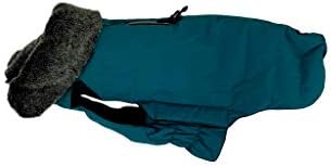 Dog Gone Smart Hemlock Puffy Dog Jacket, Sea Green, 12"