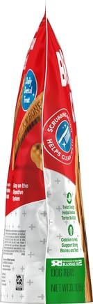 Milk-Bone Brushing Chews Original Chicken Flavor Daily Dental Dog Treats, Large, 33.7 Oz. Bag (Pack of 4)