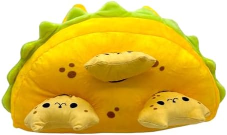 Mister Taco Cat Dog Toy Funny Cute Mexican Food Stuffed Chew Toy