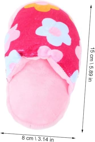 Dog Slipper Squeaker Toy, Oxford Fabric Chew Play Toy for Pets