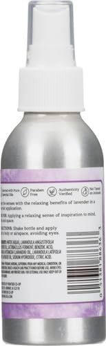Aura Cacia Relaxing Lavender Aromatherapy Mist, 4-Ounce, Lavender Pure Essential Oils, Sweet & Floral Aroma (Pack of 2)