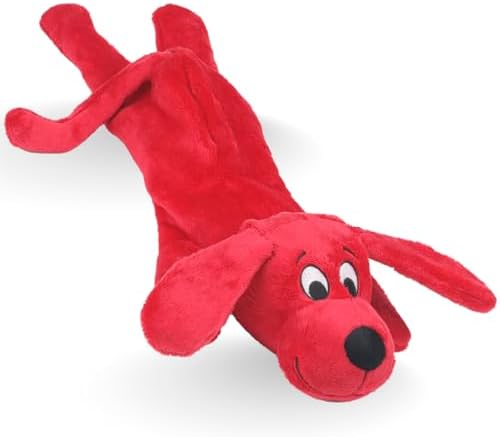 Plush Squeaky Dog Toy – Soft Crinkle Dog Toy with Squeaker for Small Dogs and Puppies –Puppy Plush Chew Toys, Cute Toys for for Puppies with Squeaker (Skinny Furry Friend)