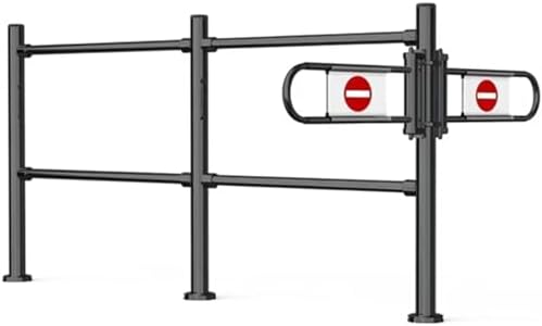 Heavy Metal Swing Safety Gate - Spring-Loaded One-Way Door, Auto Closing for Child & Pet Safety, Durable & Secure Entrance Solution, Easy Install, Indoor/Outdoor Use