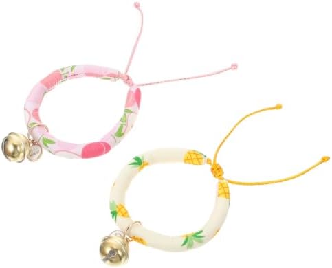 2pcs Adjustable PET Collar for Rabbit and Cat with Safety Design