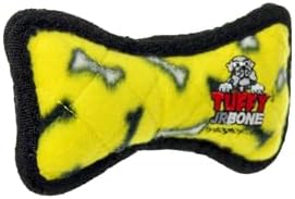 TUFFY® : 2 Pack Bone Dog Toy: Ultra Durable Plush Toy with Multiple Layers & Reinforced Seams, Washable and Floats, Original Construction