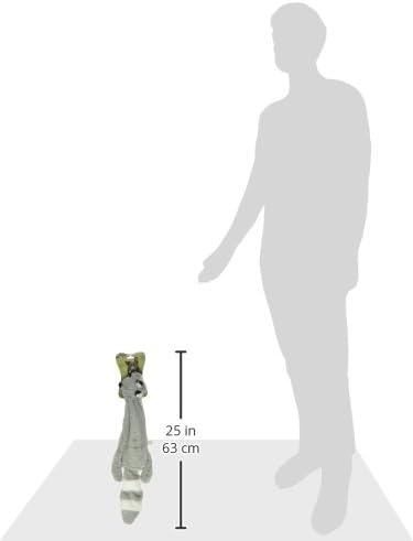 Best Pet Supplies 2-in-1 Stuffless Squeaky Dog Toy - Raccoon, Medium | No-Stuffing, 2 built-in squeakers, No Mess, Soft, Holds a Plastic Bottle for Added play, Perfect for Moderate chewers