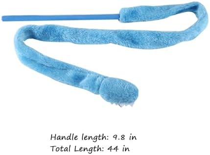 Cat Toy Snake, Serpentine Mint Cat Teasing Stick Enhance Bond With Cats