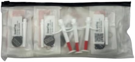 Less Waste ISO Data Microchip Implanter & ID Tag with 90% Less Plastic/Environmentally Greener/Lifetime Pet Recovery Service/Free Registration, 12 Gauge/Reusable Poly-Bag/30 Pack