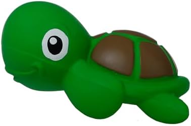 Sea Squeaker Natural Rubber Animal Dog Toy for Small Medium Large Dog Toy, Turtle