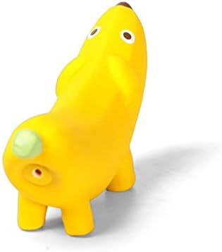Dog Squeaky Toys Safe Latex Rubber Dog Chew Molar Toy Interactive Toy for Puppy Small Medium Dogs (Banana)