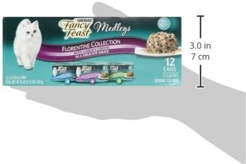 Fancy Feast Purina Medleys Florentine Wet Cat Food, 3 oz. Cans, 2x12 Pack